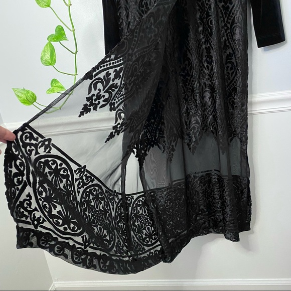 Vintage Carole Little Long Velvet Dress - Picture 8 of 10